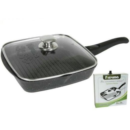 Сковорода квадратная Гранит black Induction Pro со съемной ручкой с027802И