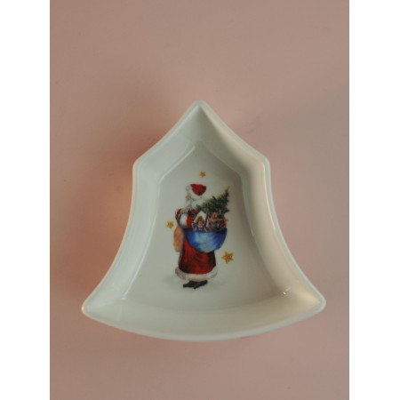 Блюдо глубокое Новый год 11*11*3,5см 305-195