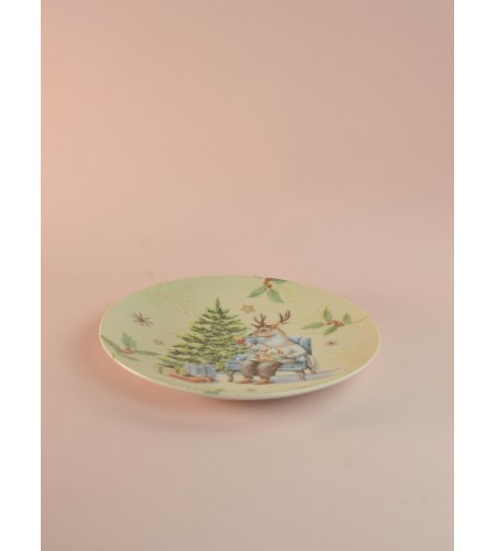 Тарелка Универсал Рождественский вечер 240мм 3С1899Ф34