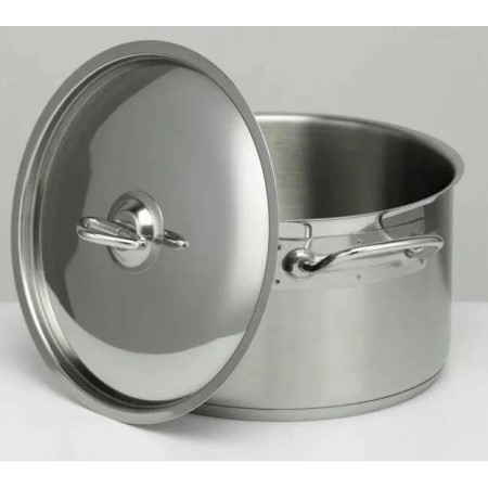 Кастрюля 5л нерж.двойное дно d=235