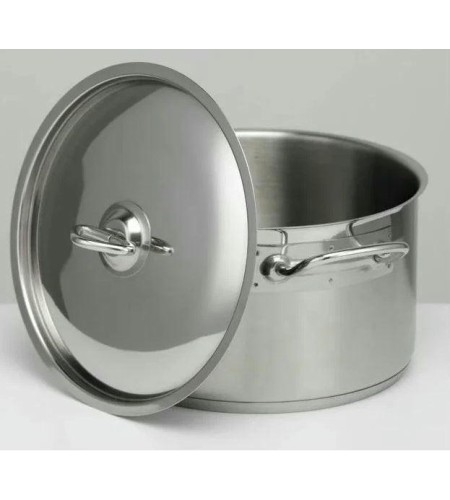 Кастрюля 5л нерж.двойное дно d=235