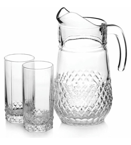 Набор питьевой Pasabahce Valse 264мл кувшин + 6 стаканов 97675