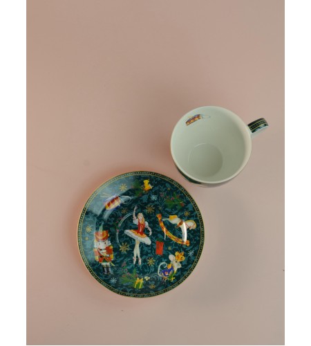 Пара чайная Щелкунчик и мышиный король 440мл зеленый YQ25002