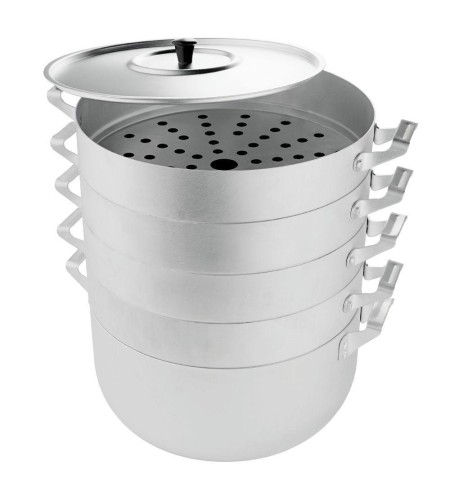 Манты-казан алюминиевый 6л, 4 сетки МТ-112