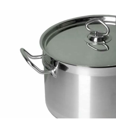 Кастрюля 5л нерж.двойное дно d=235