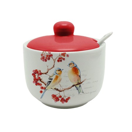 Сахарница Prima Collection Птицы на ветке 450мл с ложкой HC293-C2