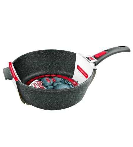 Сотейник НМП Каменная d26см черный гранит 181326