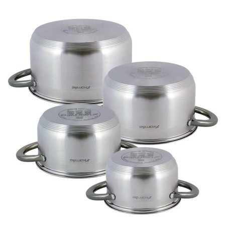 Набор кастрюль Kamille КМ-4927 8предметов 1,5л +2л +3л +5л