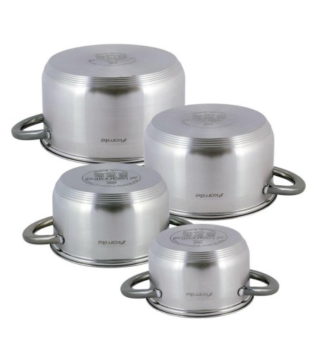 Набор кастрюль Kamille КМ-4927 8предметов 1,5л +2л +3л +5л