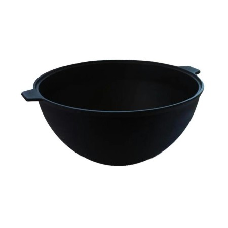 Казан литой чугунный Камская посуда 7л алюминиевая крышка