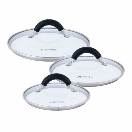 Набор кастрюль Kamille 1,8л+2,5л+3,5л КМ-5754