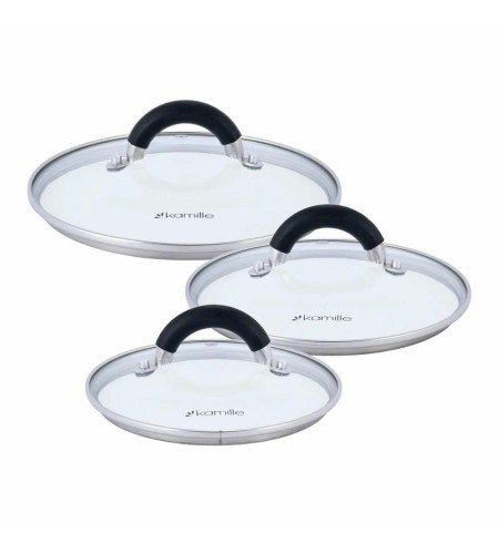 Набор кастрюль Kamille 1,8л+2,5л+3,5л КМ-5754