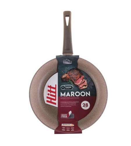 Сковорода Hitt Maroon d28см HM1028