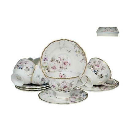 Кофейный набор LENARDI Хризантемы 12 предметов 108-220