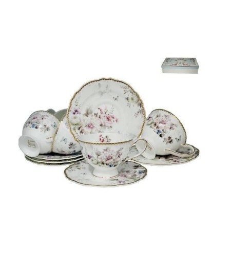 Кофейный набор LENARDI Хризантемы 12 предметов 108-220