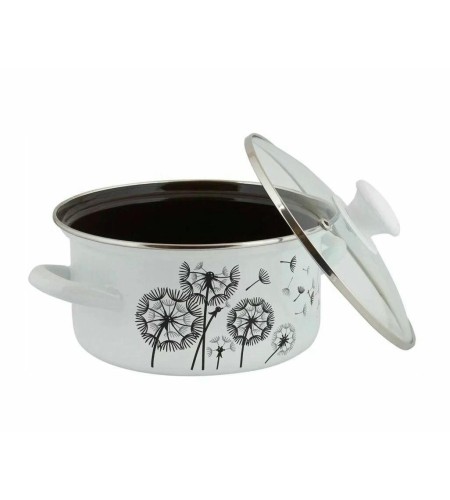 Набор кастрюль Керченская эмаль 1,9л+2,5л+5л Адажио-5-1-Люкс