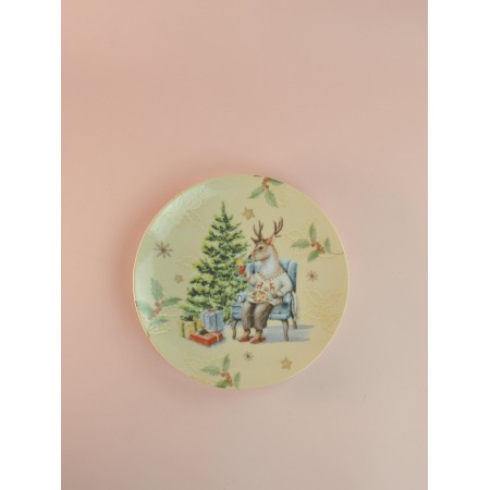 Тарелка Универсал Рождественский вечер 240мм 3С1899Ф34