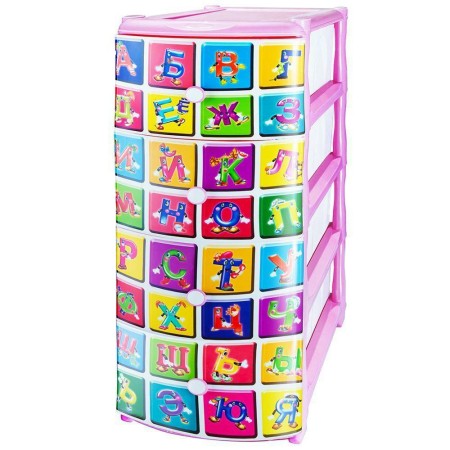 Комод с рисунком Алфавит