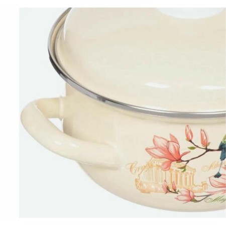 Набор кастрюль Круиз--1 цвета слоновой кости 3шт.