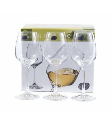 Набор бокалов для вина Bohemia Жизель 340мл 6 штук 40753/340