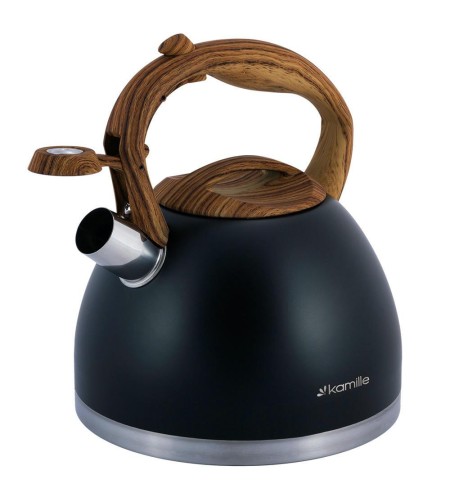 Чайник 2,7л Kamille со свистком 1087
