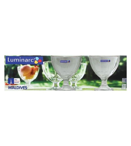 Набор креманок для мороженого Maldives 3шт.