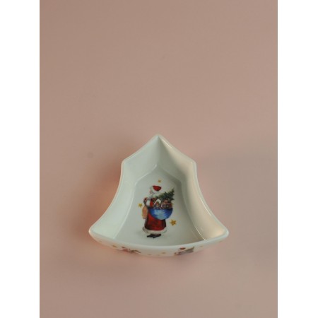 Блюдо глубокое Новый год 11*11*3,5см 305-195