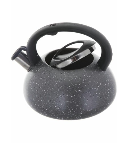 Чайник со свистком Hitt Grey marble 3л H01034