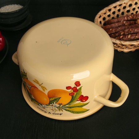 Набор кастрюль Фруктовая фантазия №001 1,45л, 2,9л, 4,3л С-001/4КмЭ