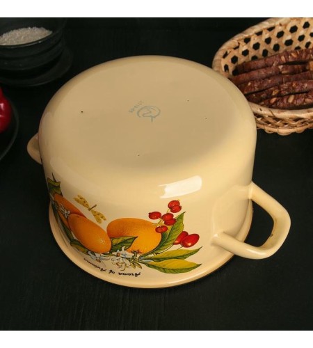 Набор кастрюль Фруктовая фантазия №001 1,45л, 2,9л, 4,3л С-001/4КмЭ