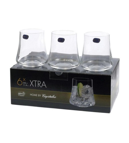 Стаканы для виски Bohemia Xtra 350мл 6шт. 23023/350