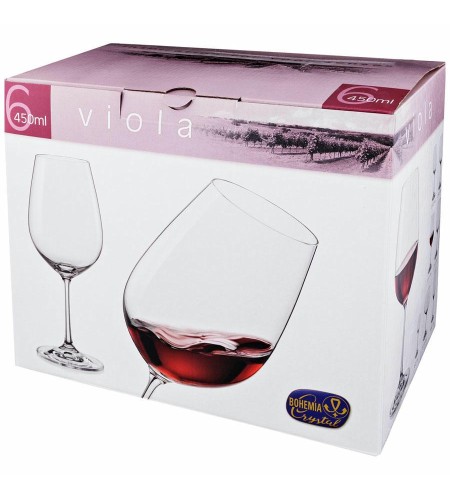 Набор бокалов для вина Виола 450мл 6 предметов