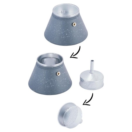 Кофеварка гейзерная Kamille 450мл 2518GR