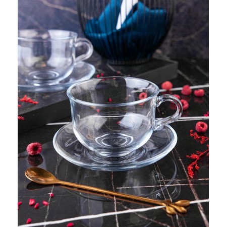 Чашка с блюдцем Pasabahce Ташкент 290мл 6 персон 96806B