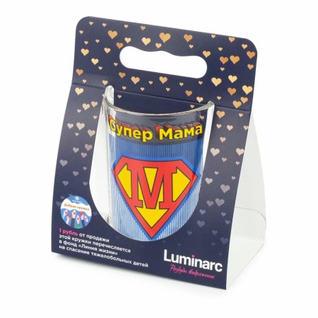 Кружка Luminarc Фитнес Супер-мама 320мл Q4034