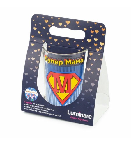 Кружка Luminarc Фитнес Супер-мама 320мл Q4034