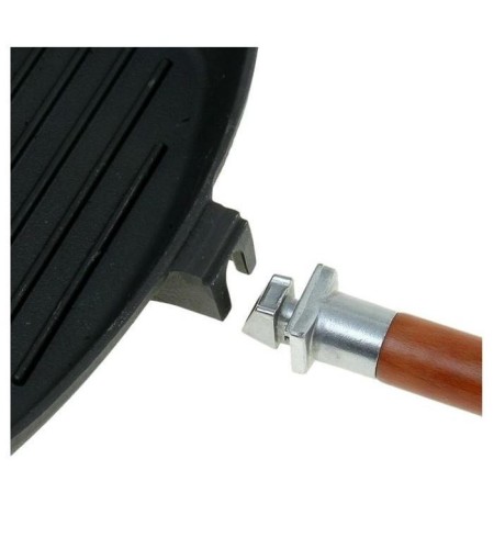 Сковорода-гриль Биол d240х240мм квадратная съемная ручка