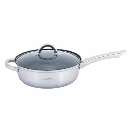 Набор посуды Kamille КМ-5634S кастрюля 1,8л +2,5л +3,8л +5,8л +ковш 1,8л +сковорода d24см