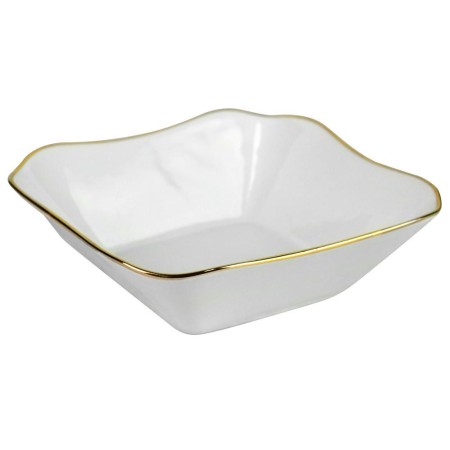 Салатник 720мл без деколи заводной край золотом