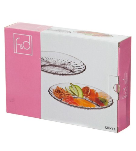 Набор овальных блюд Pasabahce Конья-ФД 260*185мм 2шт 54912BBFD