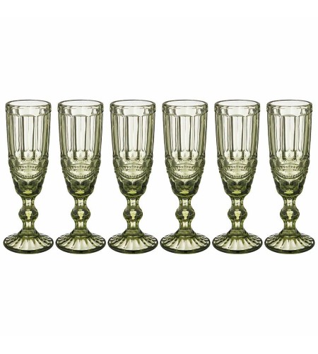 Бокалы для шампанского Muza color Серпентина 150мл 20см 6шт. 781-101