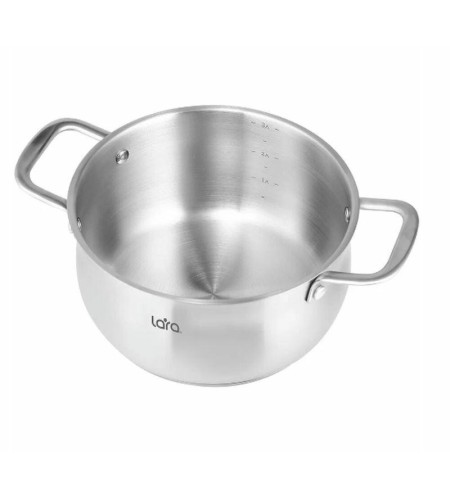 Кастрюля Provans LR02-351 2,4л 18х10см Lara индукционное дно, крышка