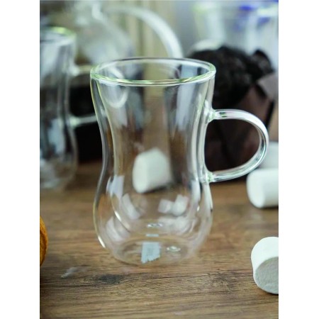 Набор армудов Double wall 200мл 2шт с двойным стеклом 52626