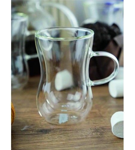 Набор армудов Double wall 200мл 2шт с двойным стеклом 52626