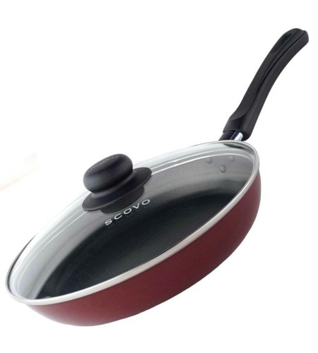 Сковорода Scovo Expert d24см со стеклянной крышкой