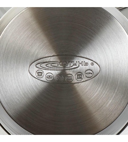 Набор кастрюль Катунь Элис 6 предметов 1,8л+2,5л+3,5л Элис КТ16-В