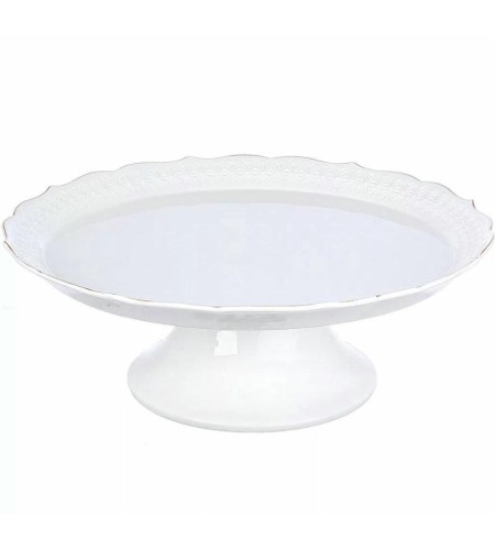 Блюдо на ножке Снежная королева 24см