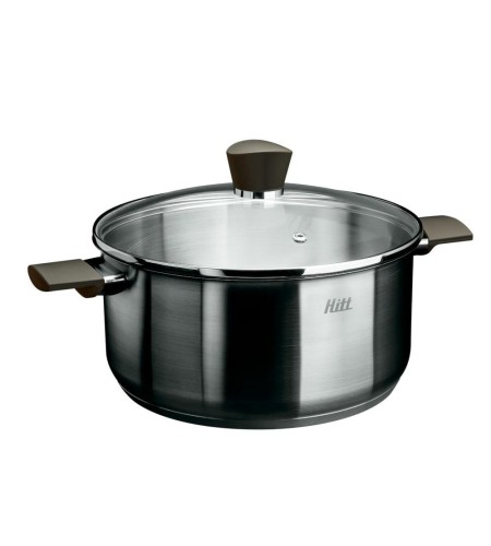 Кастрюля Hitt Sahara Dune 5л 24x11,5см стеклянная крышка HS-DC24