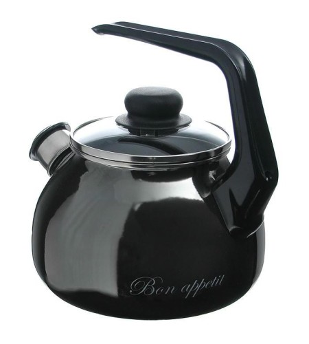 Чайник сферический Bon Appétit 2л мокрый асфальт 1RA12