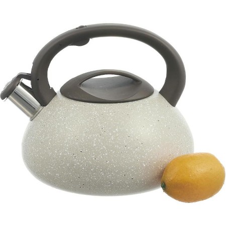Чайник со свистком Hitt Brown marble 3л H01033